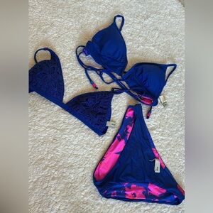 Maaji Reversible Swim Suit! Two tops and bottom